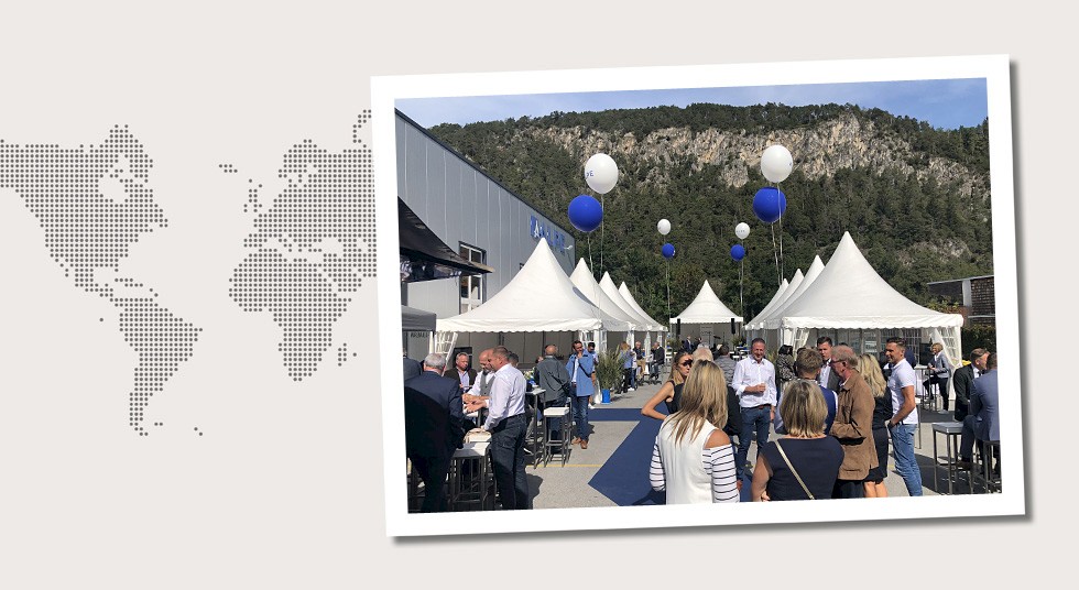 4. Österreich Feier zum 25-jährigen Firmenjubiläum der ALPE Kommunal- u. Umwelttechnik GmbH & Co. KG in Stams, Tirol, im September 2019.